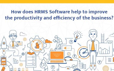 How does HRMS Software help to improve the productivity and efficiency of the business?